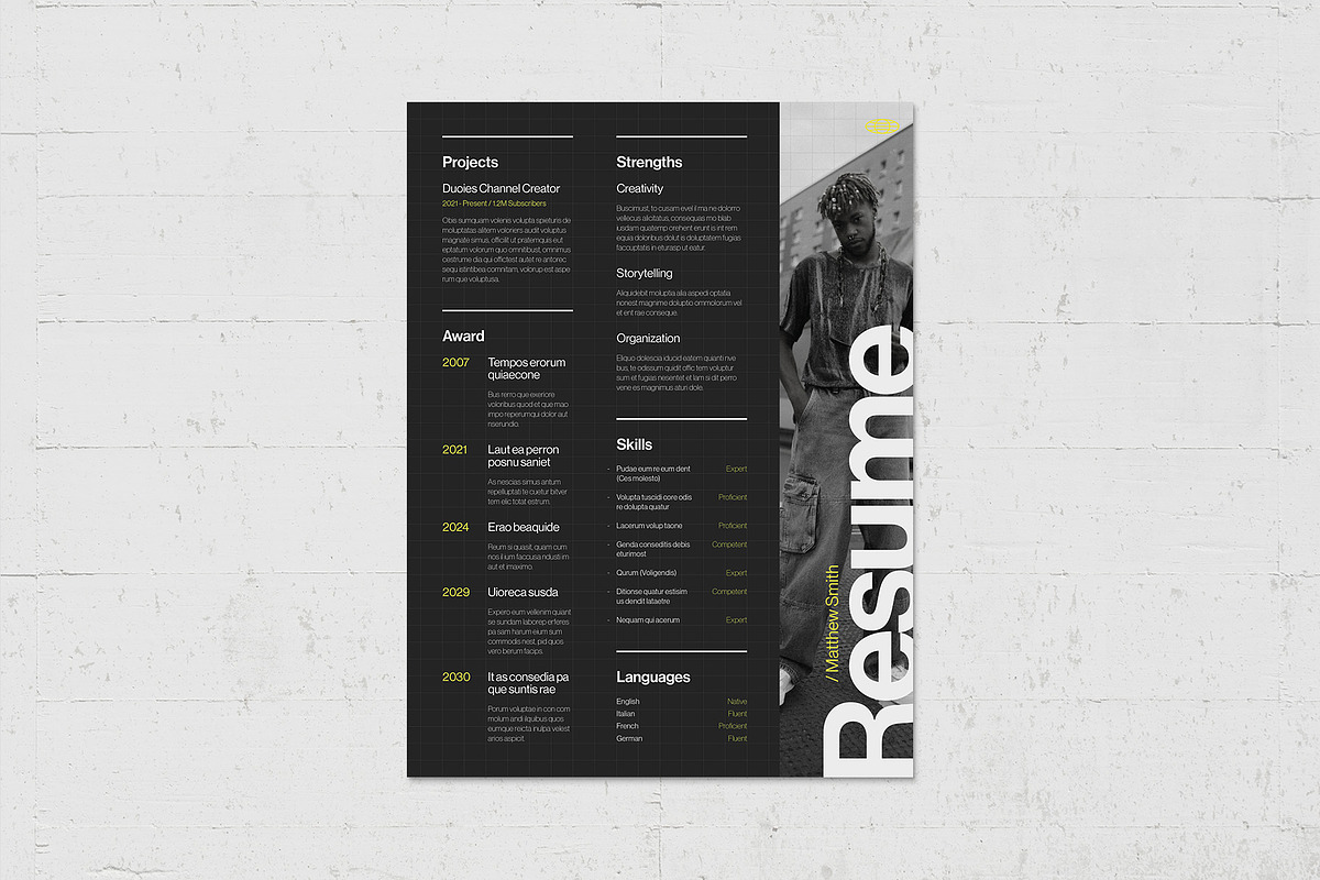 CV Resume, a Resume Template by BrandPacks (Photo 2 of 5)