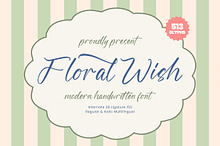 Floral Wish Handwritten Font