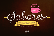 Sabores Script, a Script Font by Latinotype (Thumbnail 1 of 5)