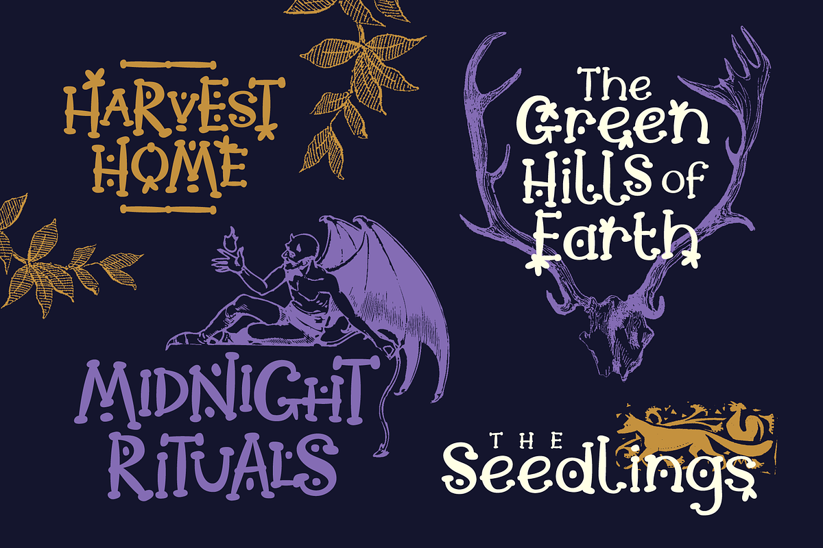 Moonshore - Folklore + Fantasy Font, a Font by Wingsart Studio (Photo 12 of 15)