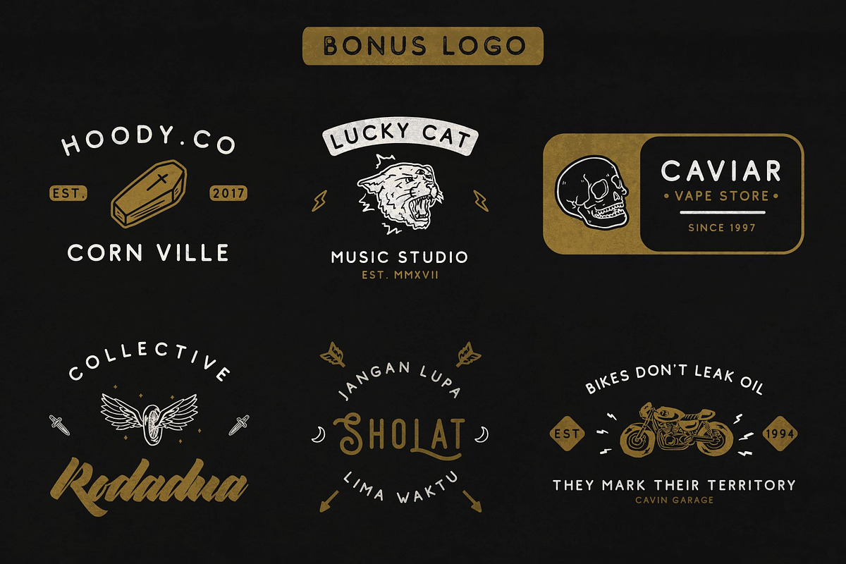 Comodo Font Family + Illustrations preview 3