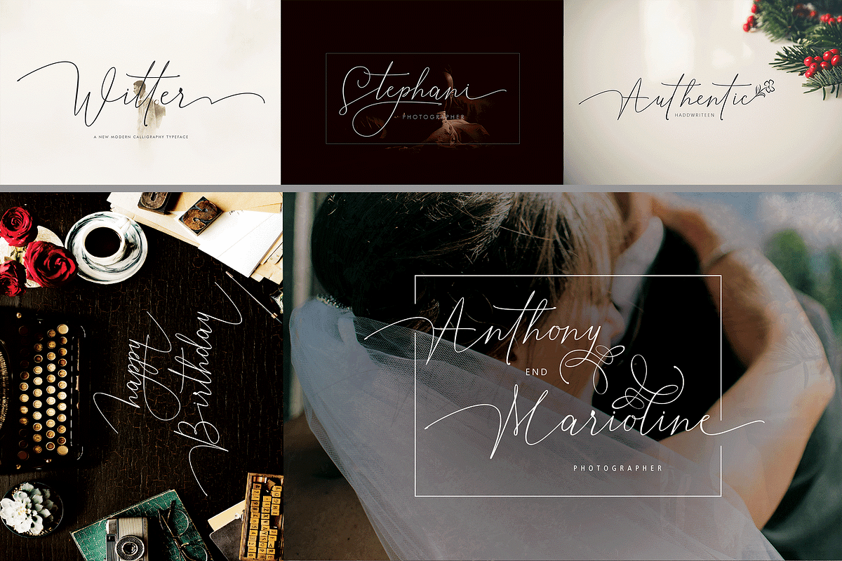 THE COLLECTION BUNDLE, a Script Font by danti (Photo 3 of 31)