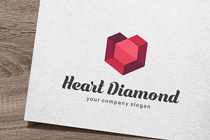 Heart Diamond Logo