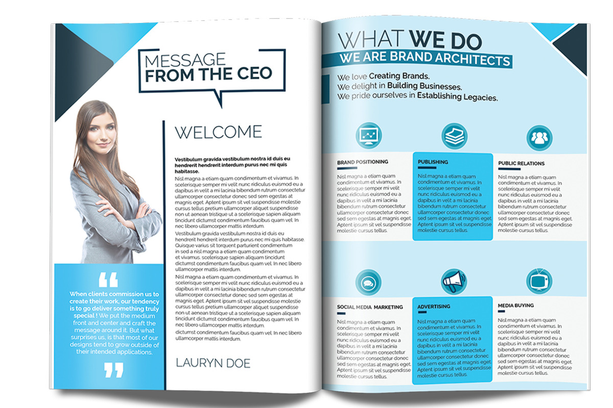 Company Profile, a Magazine Template by Red Cactus Creative (Photo 5 of 10)