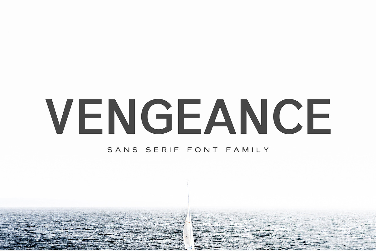 Vengeance Sans Serif Font Family