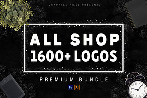 1600+ Logos Mega Bundle All Shop!