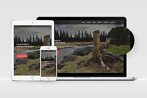 Sumava: Minimalist Website Template