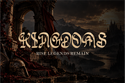KORVEA — Experimental Gothic, a Blackletter Font by idealistudio (Thumbnail 2 of 5)