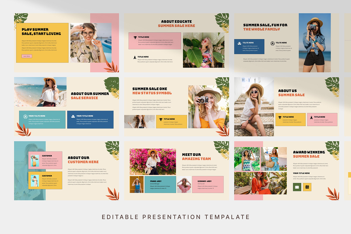 Summer Sale Presentation Template, a Presentation Template by Digitcase x Wealthwells (Photo 3 of 4)