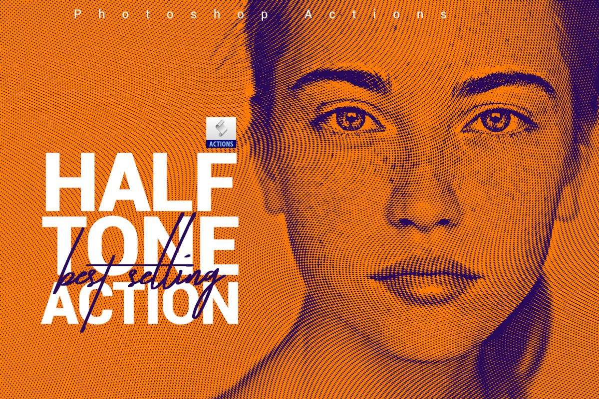 Halftone Photoshop Action, an Action Add-On by DuoFankaar (Photo 2 of 10)