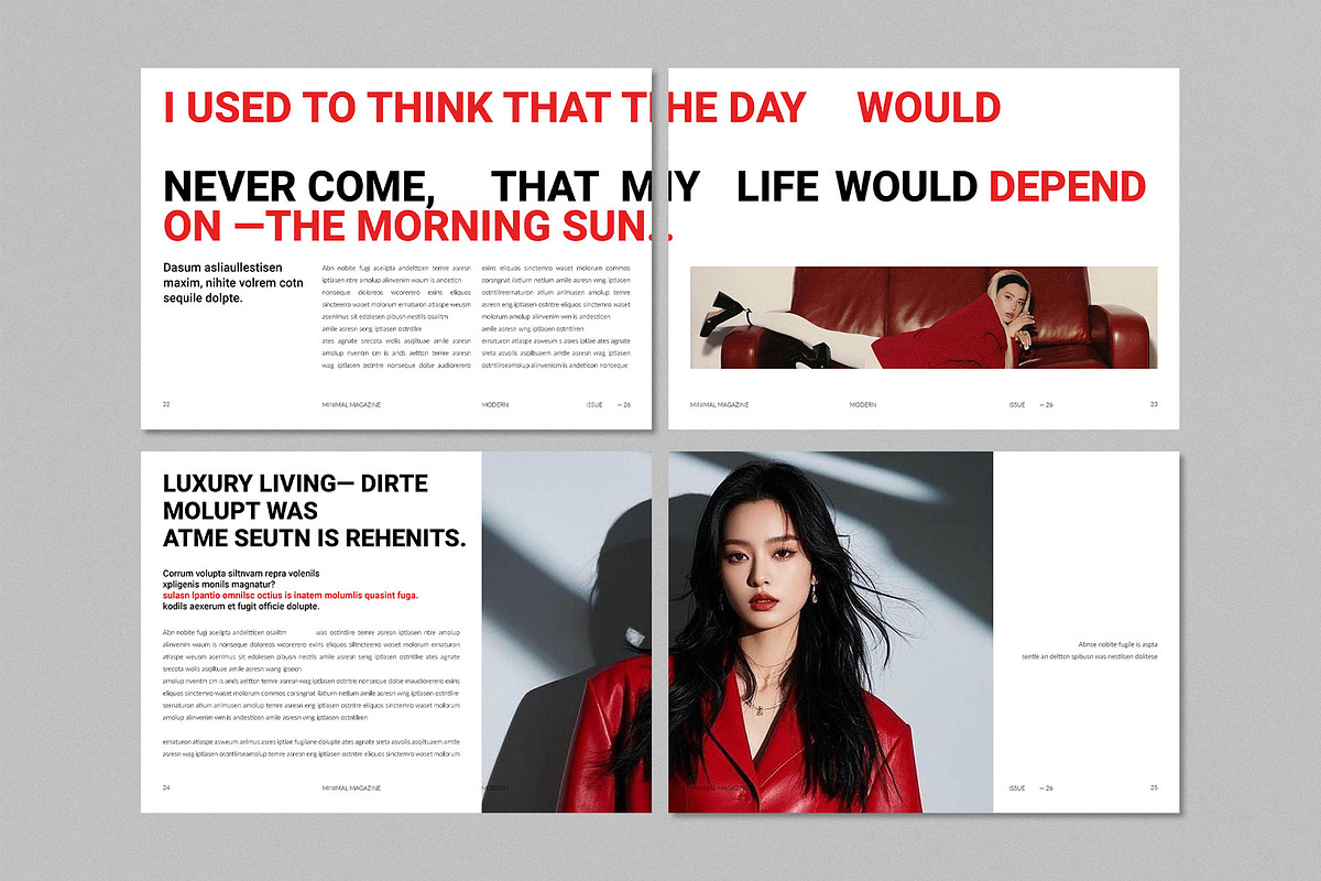 Fashion Magazine Template | Canva, a Magazine Template by ElvinPrint (Photo 11 of 15)
