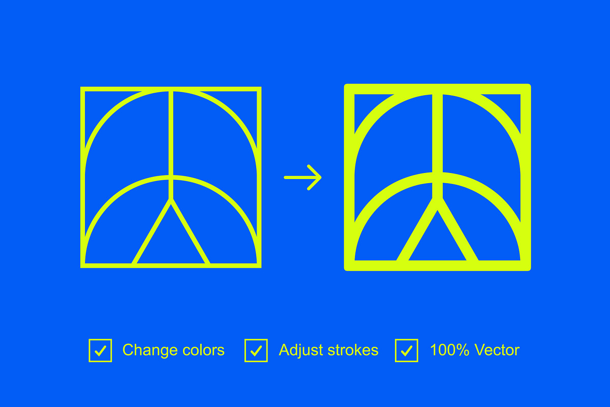 Square Forms Vol 10, an Outline Icon by Tekuni (Photo 2 of 12)