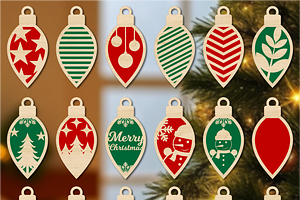Christmas Lights Bulb SVG Cut Files, an Object Graphic by EllaMaiyaali