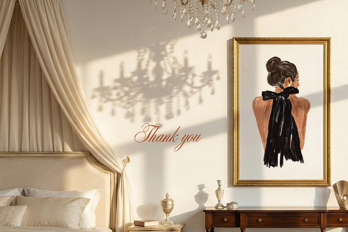 Midnight Masquerade Collection, a Decorative Illustration by divanovskaya_nv (Photo 14 of 15)