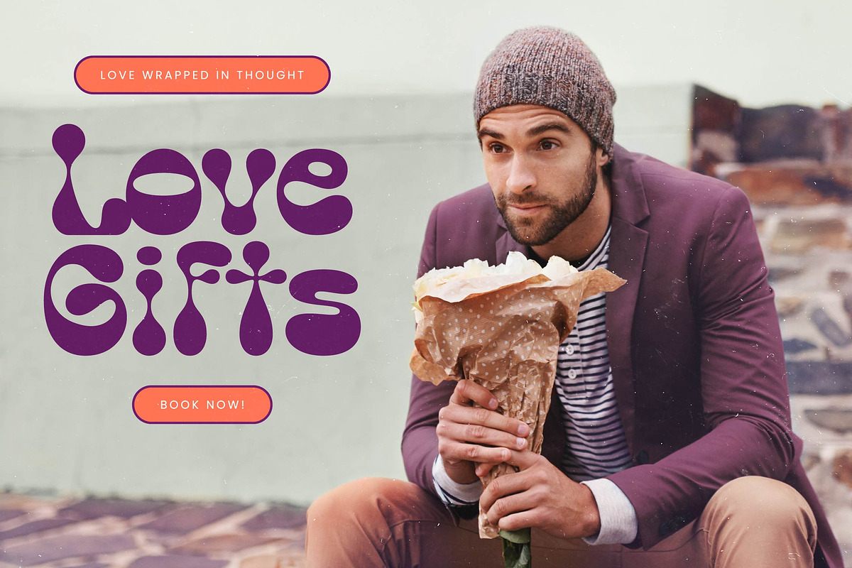 Funky Motion - Groovy Display Font, a Serif Font by timelesstype.co (Photo 5 of 20)