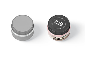 Cosmetic Jar Mockup, a Product Mockup by Mockupfit