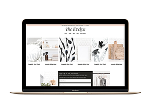 The Evelyn - Showit Blog Add-on