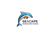 Seacape Innovations Dolphin, a Branding & Logo Template by Logocreative (Thumbnail 2 of 2)