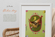 Chicken Easter seamless patterns, a Pattern Graphic by Vero Arts (Thumbnail 10 of 12)