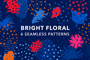 Bright floral patterns