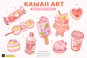 Procreate Kawaii Berry Treat Stamps, a Brush Add-On by Artbykimmyw (Thumbnail 1 of 3)