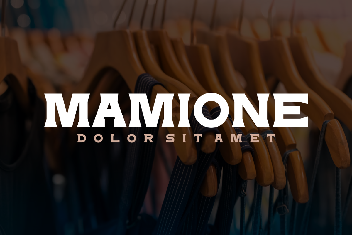 Mamione - Font, a Serif Font by artchiles_design (Photo 4 of 5)