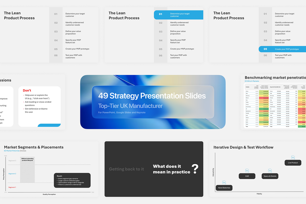 Corporate Presentation Template PPTX preview 3