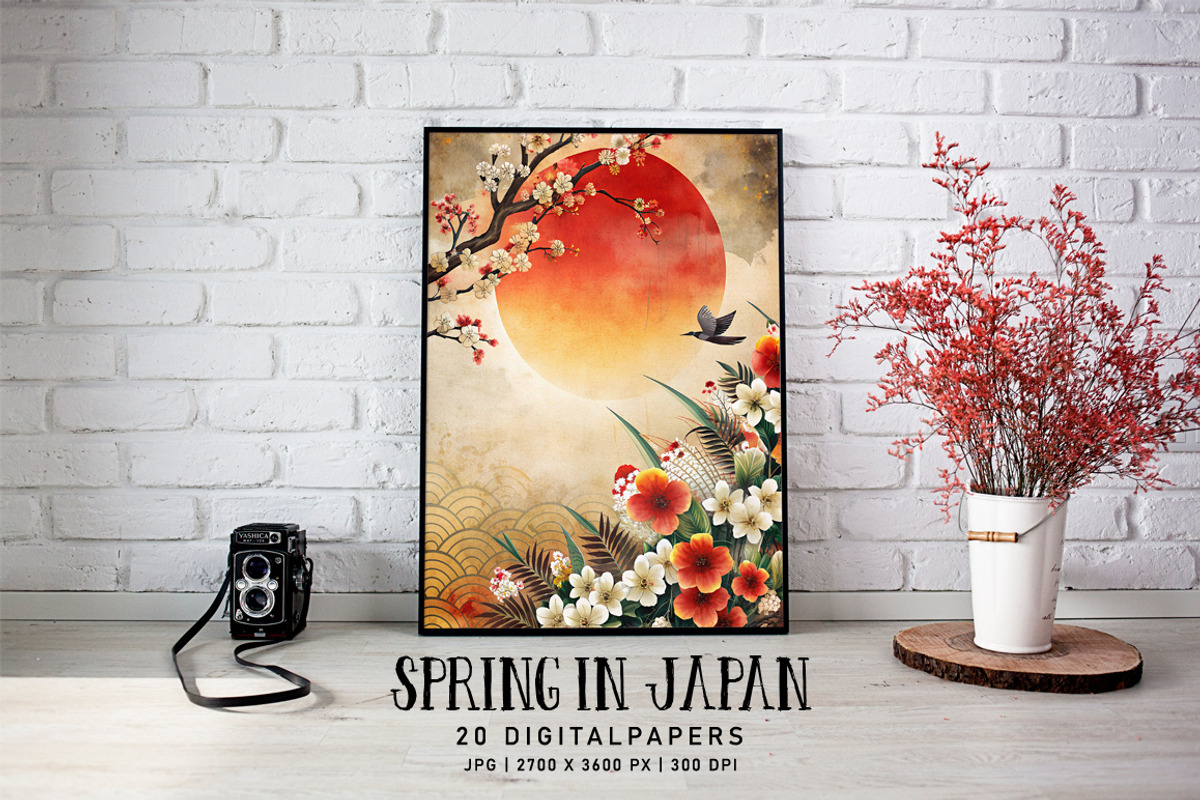 Spring in Japan, a Decorative Illustration by Digital Art Creations (Photo 7 of 7)