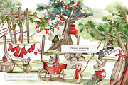 The Ultimate Christmas Forest, a Seasonal Illustration by Rachel Art Studio (Thumbnail 2 of 11)