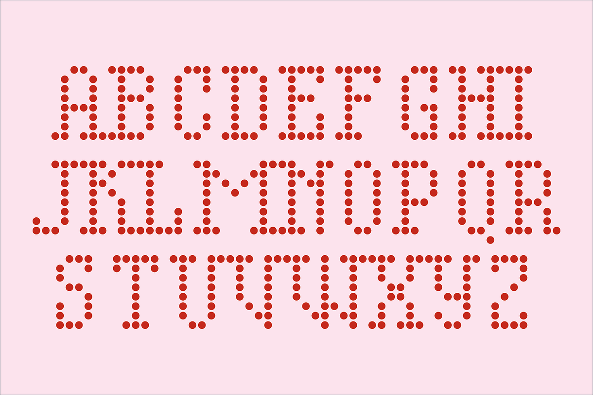 Display Dots Four Serif Font, a Font by GG Design (Photo 3 of 6)