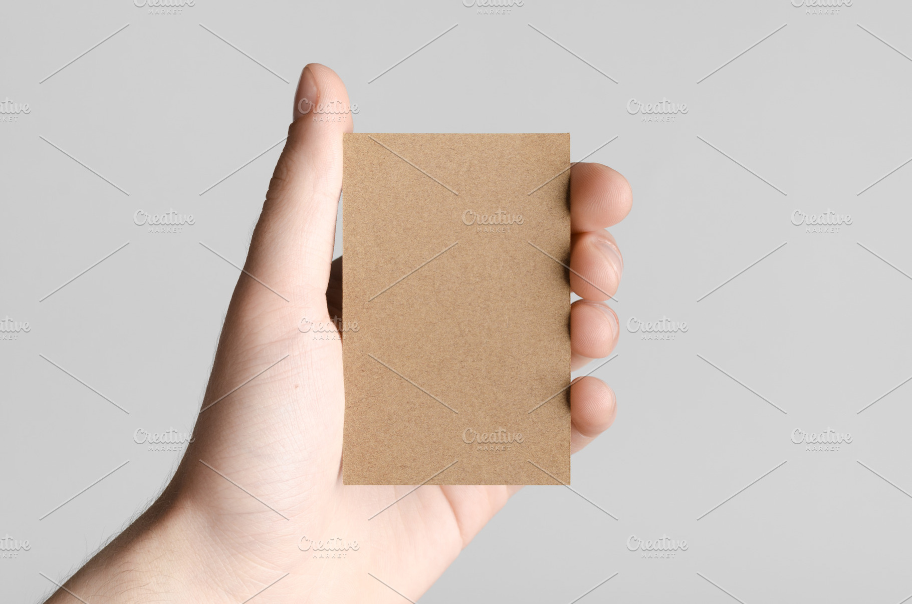 Business card mockup 85x55mm JPEG, an Abstract Photo by Shablon