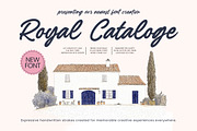 Royal Cataloge Handwritten Script, a Script Font by Letterena Studios Script (Thumbnail 1 of 10)
