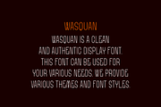 Wasquan - Minimal Font, a Sans Serif Font by Iqsiart Studio (Thumbnail 5 of 7)
