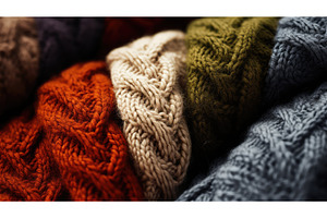 knit texture cloth ai generated, a Beauty & Fashion Photo by pikepicture