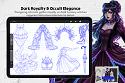 10 in 1 Halloween Procreate Stamps, a Brush Add-On by Selentaori Studio (Thumbnail 6 of 15)