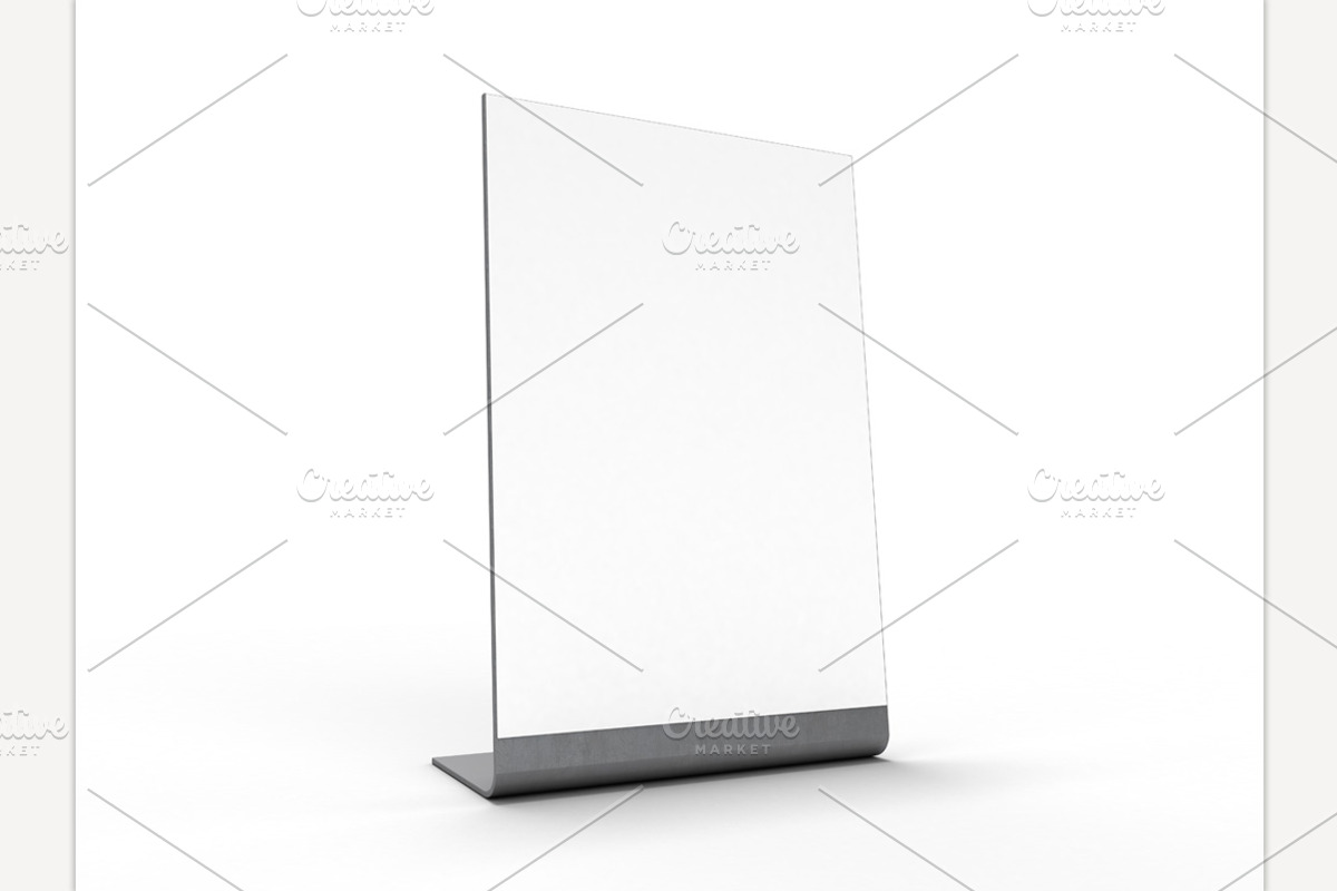 Mock up menu frame., a Print Template by 3D Graphics Shop | Creative Market