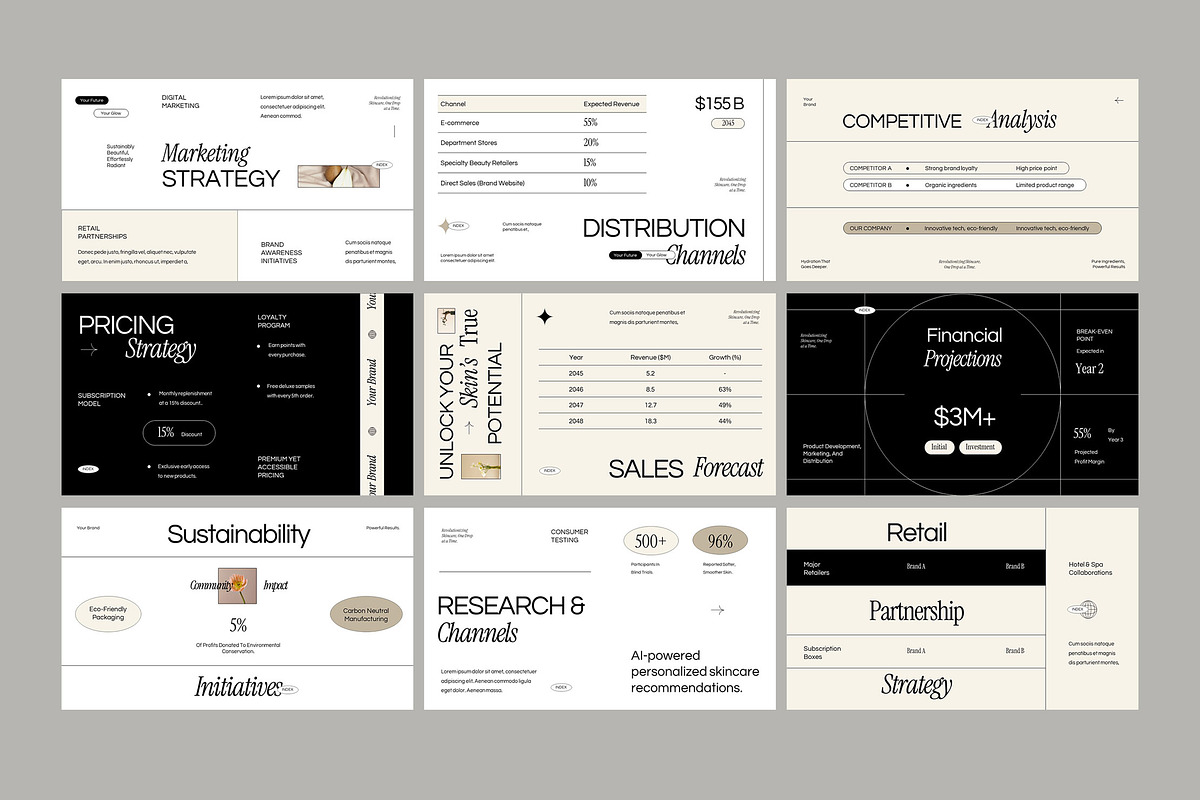Skincare Product Launch Keynote, a Presentation Template by fakhroo (Photo 3 of 5)