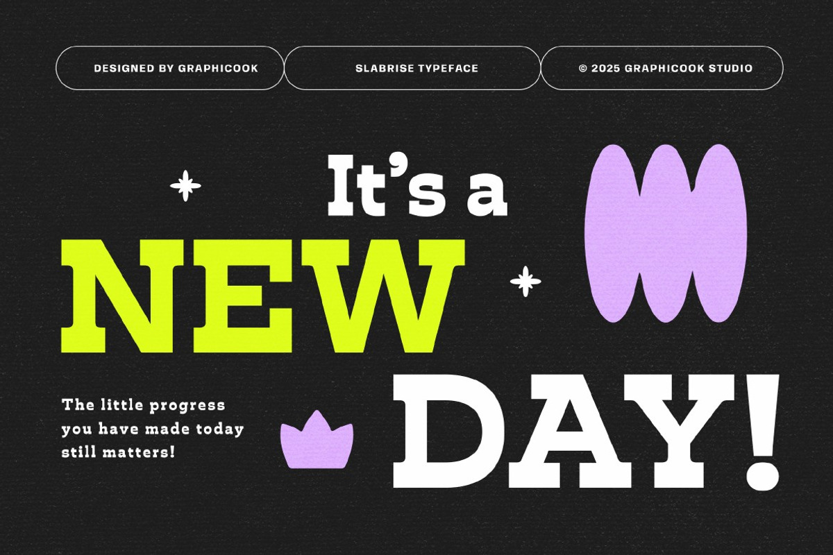 Slabrise, a Slab Serif Font by graphicook (Photo 4 of 10)