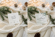 Winter Square Card Mockup Gift, a Product Mockup by TatiMockup (Thumbnail 3 of 3)
