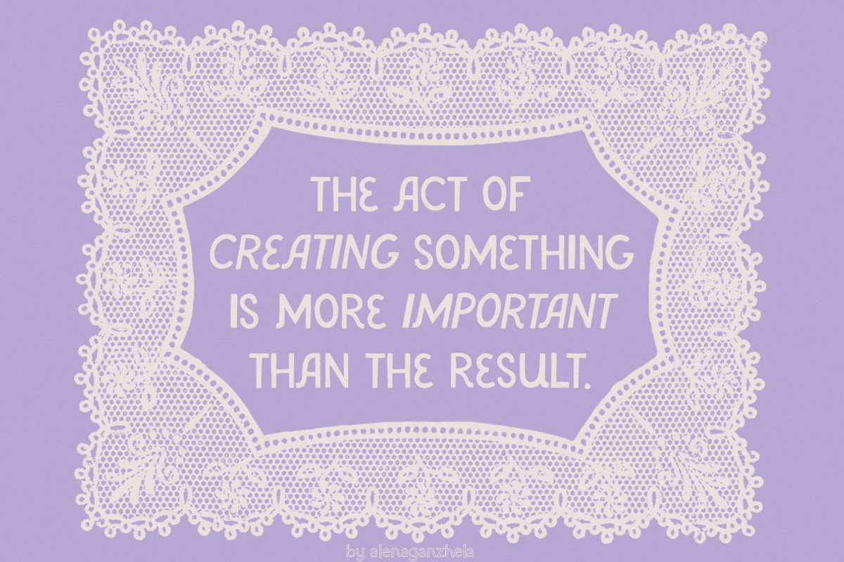 Lily Dusk whimsical display typeface, a Handwritten Font by alenaganzhela (Photo 4 of 11)