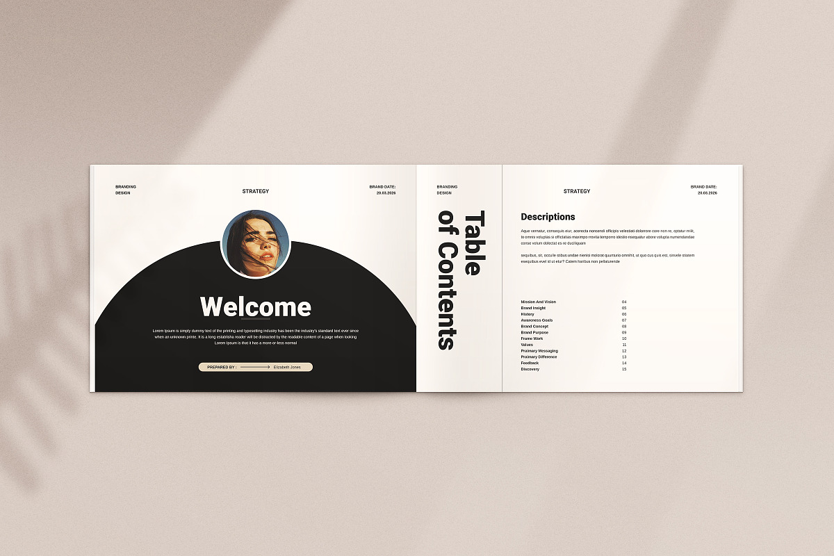 Brand Strategy Framework Template, a Brochure Template by ArtisanaAura (Photo 4 of 9)