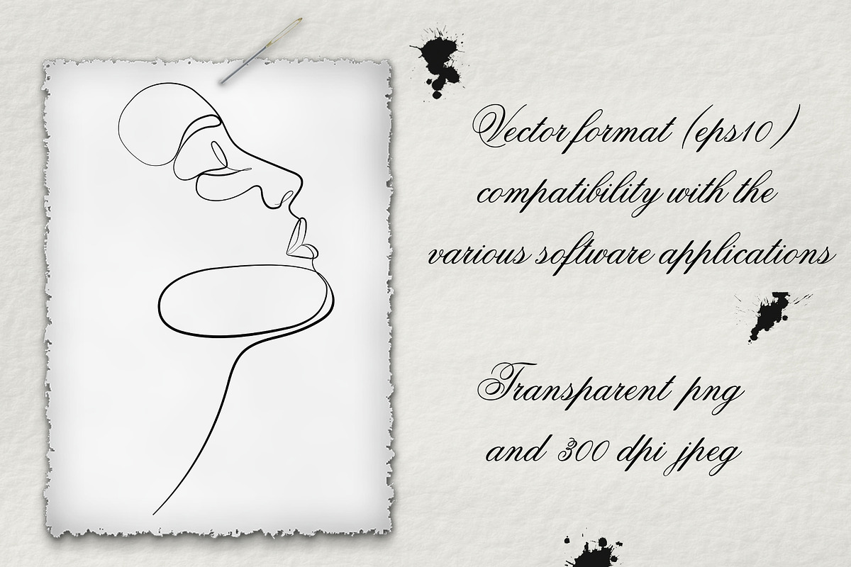 One line, a Person Illustration by Vinegret -Shop (Photo 2 of 8)
