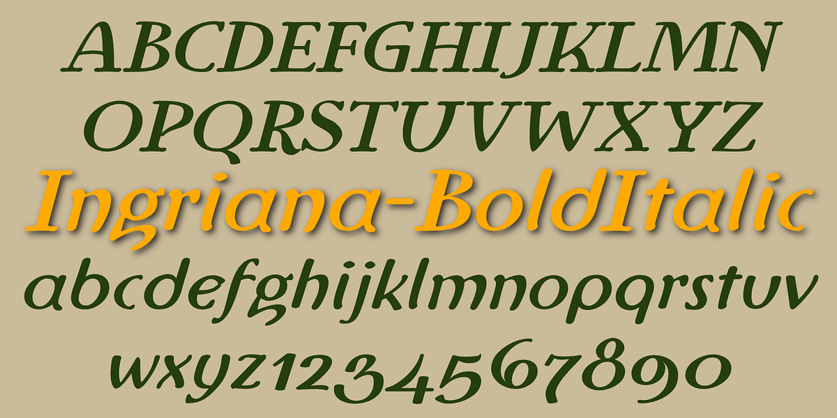 Ingriana, a Serif Font by Ingrimayne Type (Photo 8 of 8)