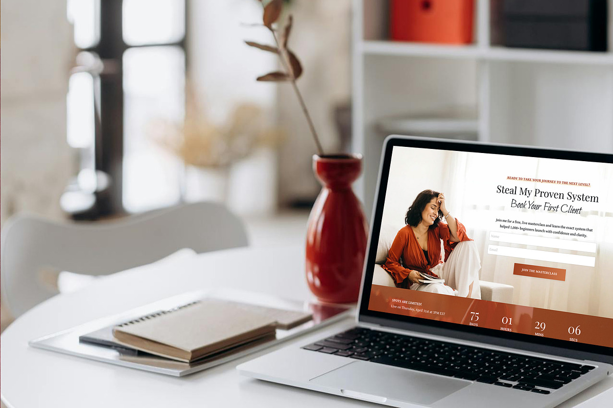 Kajabi Masterclass Template, a Landing Page Template by Altenne | Kajabi Designer (Photo 6 of 7)