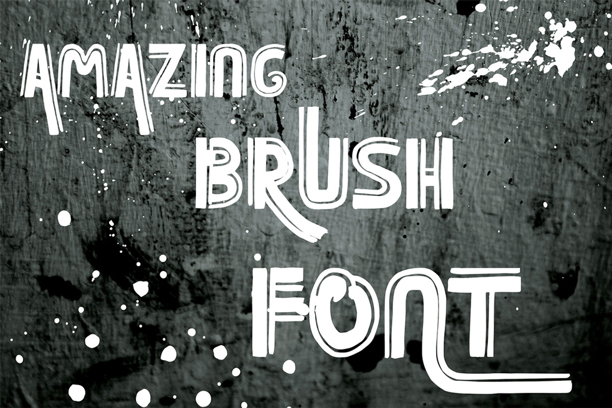 Kavensky Brush Font preview 5