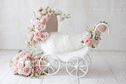 Newborn Stroller Digital Backdrop, a Layer Style Add-On by Wild Honey Design Co. (Thumbnail 2 of 2)