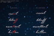 The Yellon Script Font, a Script Font by Quothron (Thumbnail 7 of 7)