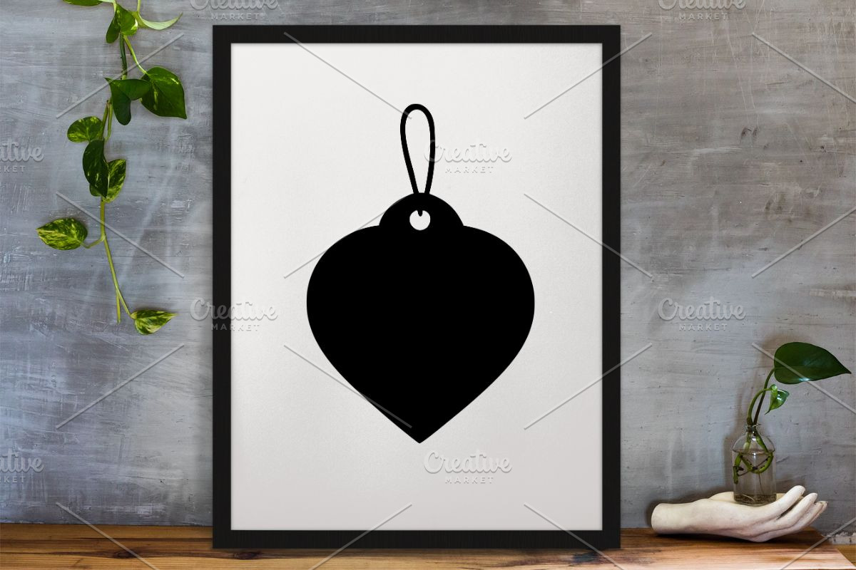 Gift Tags Silhouette SVG, a Decorative Illustration by newminddesign (Photo 3 of 3)