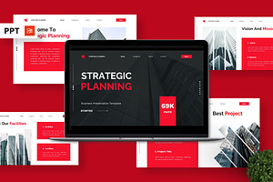 Strategic Planning - Business PPT, a Presentation Template by Deepslide Studio