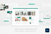 Azura Web UI Kit, an UI Kit Template by Aqua Design (Thumbnail 1 of 4)